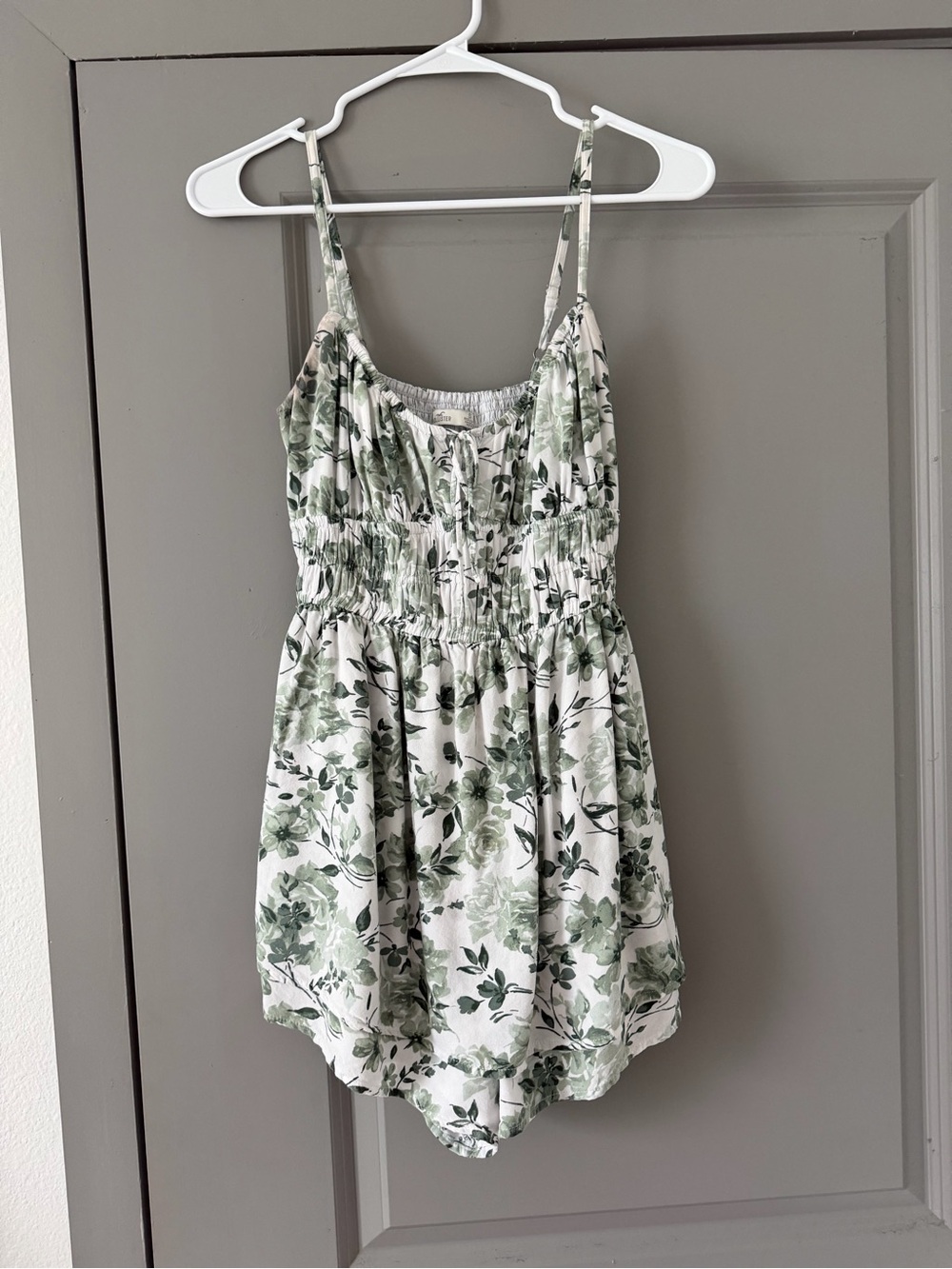 HOLLISTER smocked waist mini dress/romper